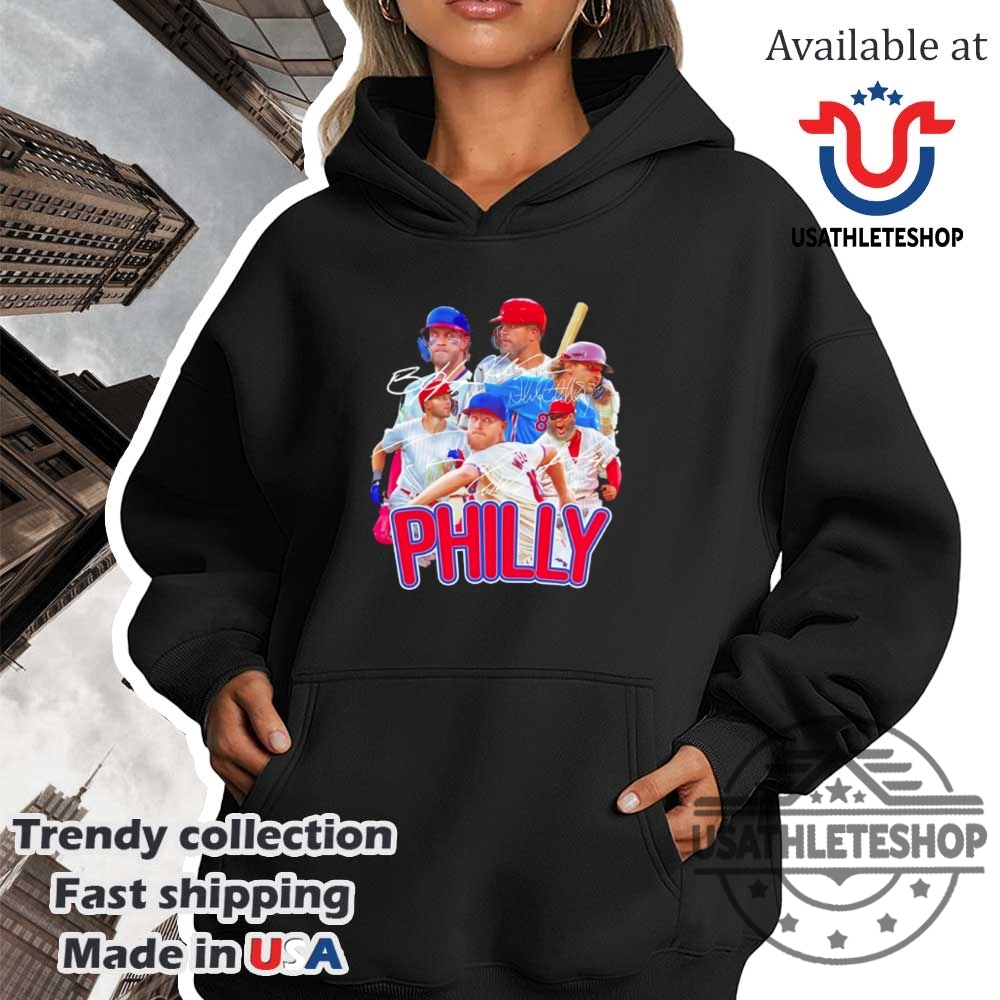 Philadelphia Phillies Signatures Shirt Official Mlb Player Autograph Tee 4 Philadelphia Phillies Signatures Shirt – Official MLB Player Autograph Tee