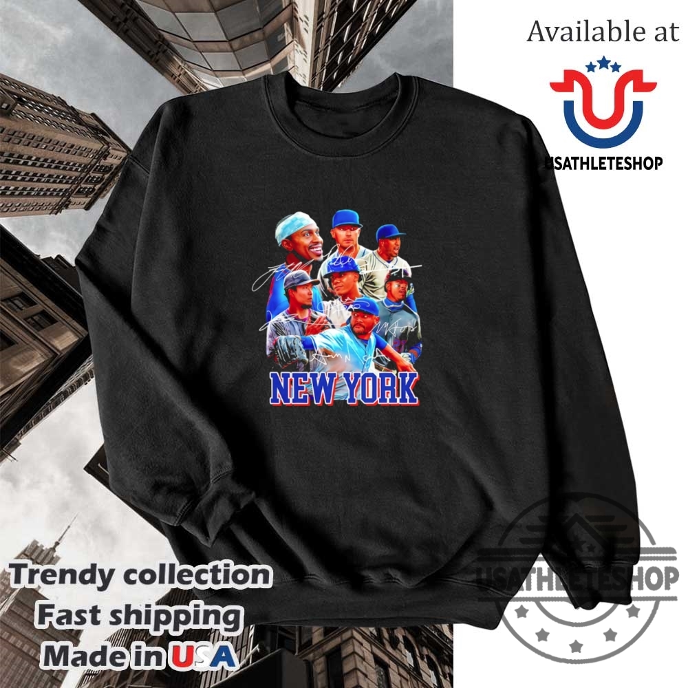 New York Mets Signatures Shirt Mlb Baseball Team Autograph Tshirt 5 New York Mets Signatures Shirt – MLB Baseball Team Autograph T-Shirt