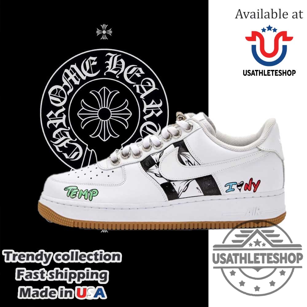 Nike Air Force 1 Low Chrome Hearts Shoes 4 Nike Air Force 1 Low Chrome Hearts Shoes