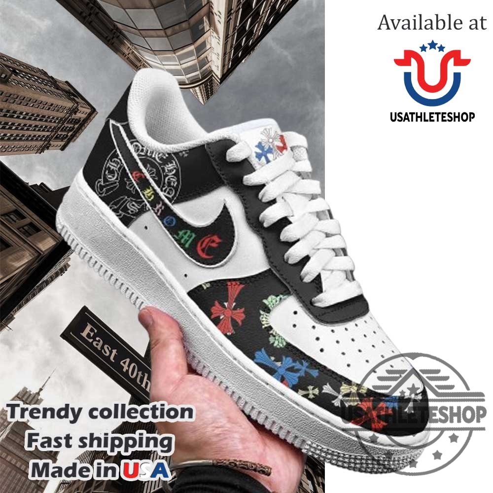 Chrome Hearts Multicolor Cross X Air Force 1 Sneaker 3 Chrome Hearts Multicolor Cross x Air Force 1 Sneaker