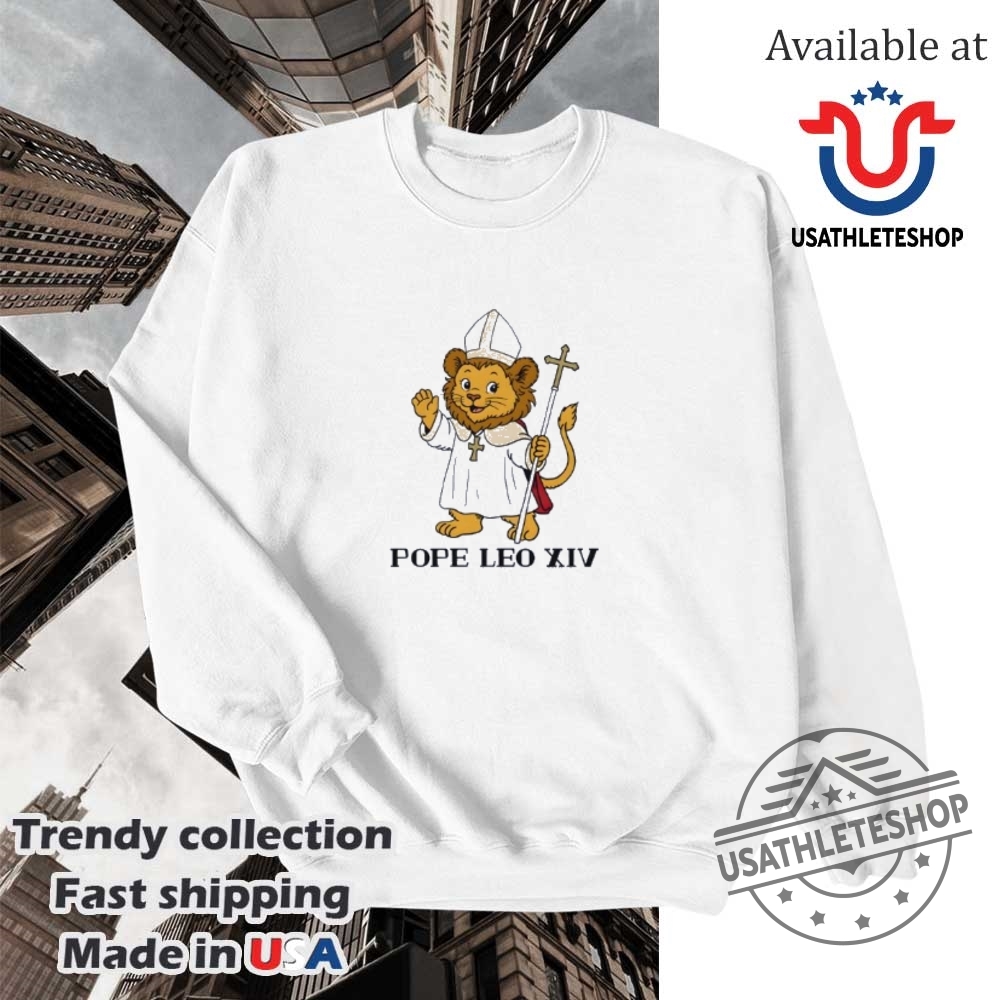 Pope Leo Xiv Lion Shirt Catholic Faith Strength Tee 5 Pope Leo XIV Lion Shirt – Catholic Faith & Strength Tee