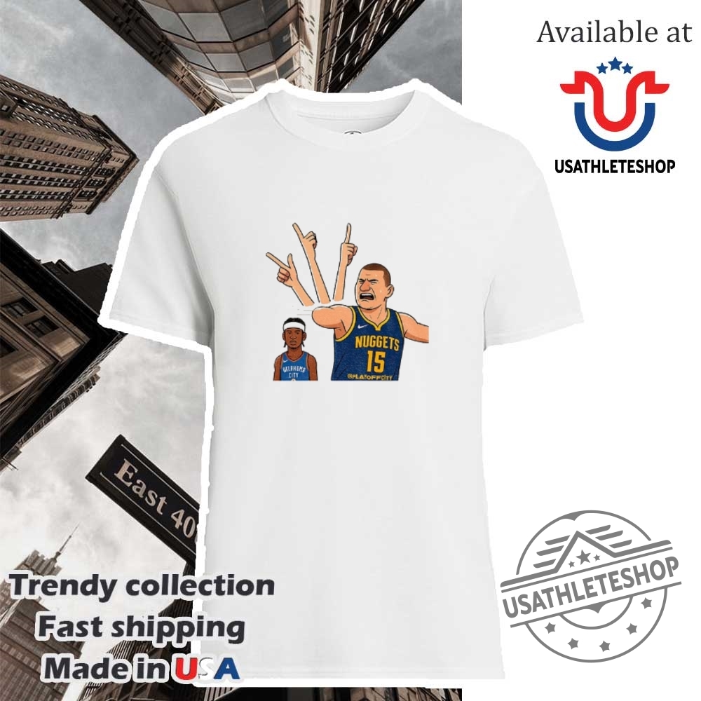"Top 2025 Fan Tees: NBA, NFL, WWE, and More Apparel" 23 Nikola Jokic Funny Reaction Meme Tshirt Every Time Someone Touches Him