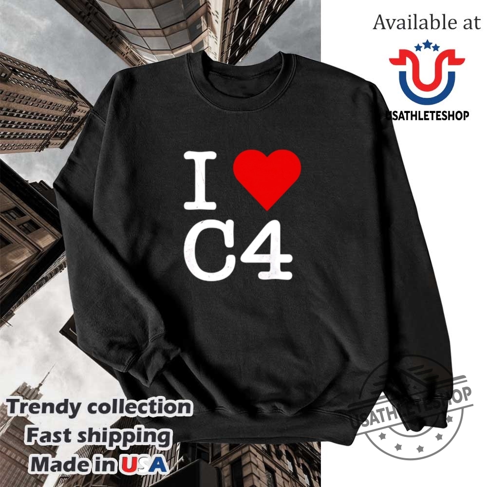 Joey Jones C4 Tribute Shirt I Love C4 Graphic Tee 5 Joey Jones C4 Tribute Shirt – I Love C4 Graphic Tee