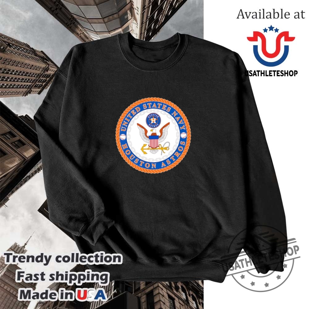 United States Navy Houston Astros Patriotic Baseball Tshirt 5 United States Navy Houston Astros Patriotic Baseball T-Shirt