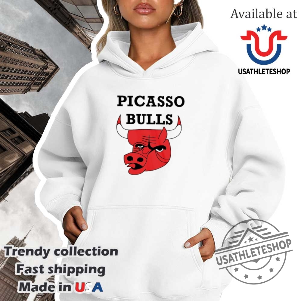 Picasso Bulls Logo Parody Meme Tshirt Abstract Art Style 4 Picasso Bulls Logo Parody Meme T-Shirt – Abstract Art Style