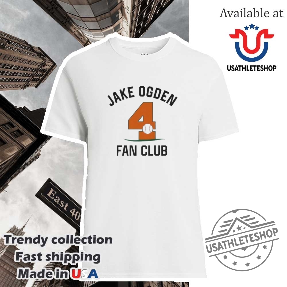 "Top 2025 Fan Tees: NBA, NFL, WWE, and More Apparel" 36 Jake Ogden Fan Club Shirt