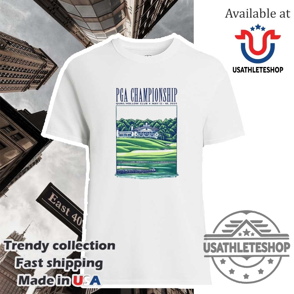 "Top 2025 PGA Championship Quail Hollow T-Shirts for Golf Fans" 2 Pga Championship Quail Hollow Club 2025 Tshirts