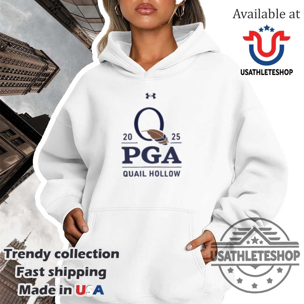 Under Armour 2025 Pga Championship Tshirt Quail Hollow Logo Golf Tee 4 Under Armour 2025 PGA Championship T-Shirt – Quail Hollow Logo Golf Tee