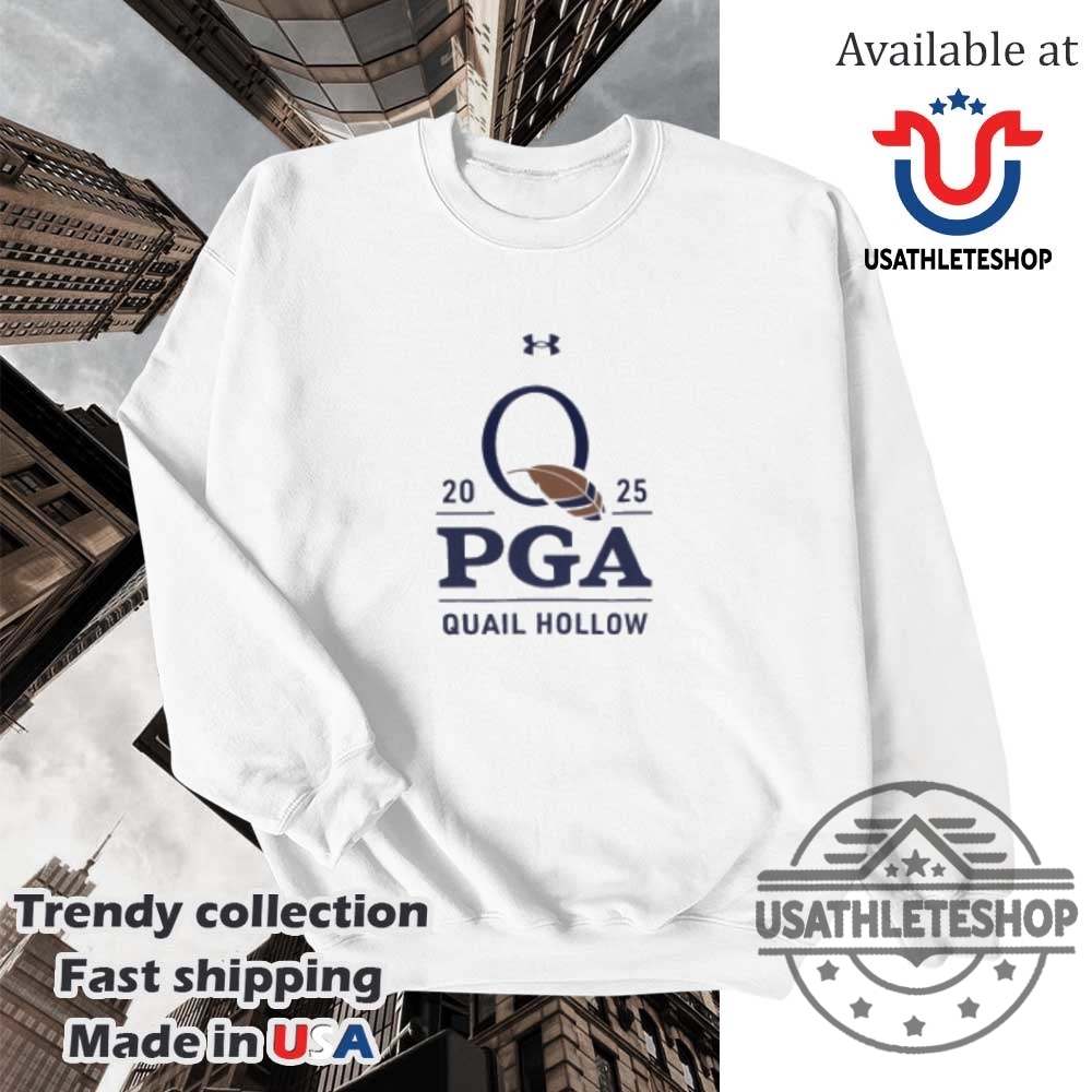 Under Armour 2025 Pga Championship Tshirt Quail Hollow Logo Golf Tee 5 Under Armour 2025 PGA Championship T-Shirt – Quail Hollow Logo Golf Tee