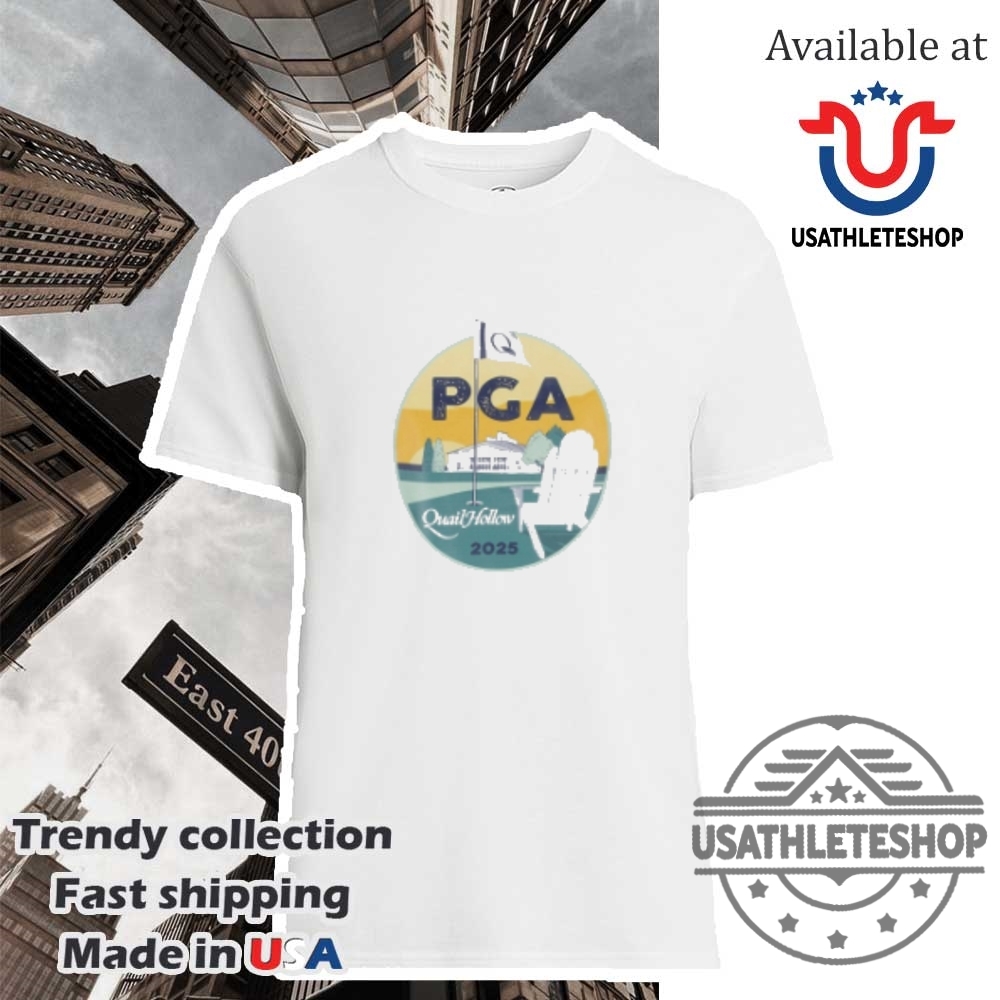 "Top 2025 PGA Championship Quail Hollow T-Shirts for Golf Fans" 5 2025 Pga Quail Hollow Chair Tshirt Golf Tournament Souvenir Tee