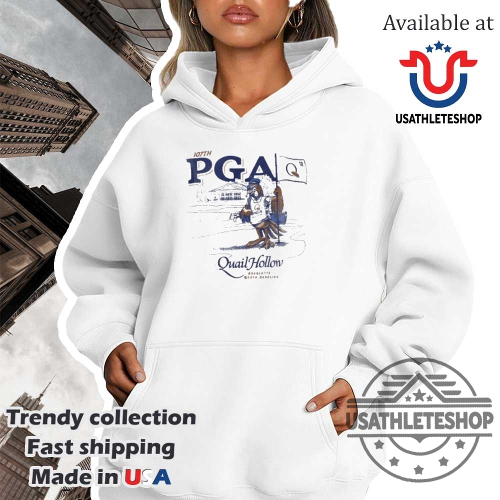Pga 2025 Quail Hollow Charlotte Golf Tshirt Official Championship Tee 4 PGA 2025 Quail Hollow Charlotte Golf T-Shirt – Official Championship Tee