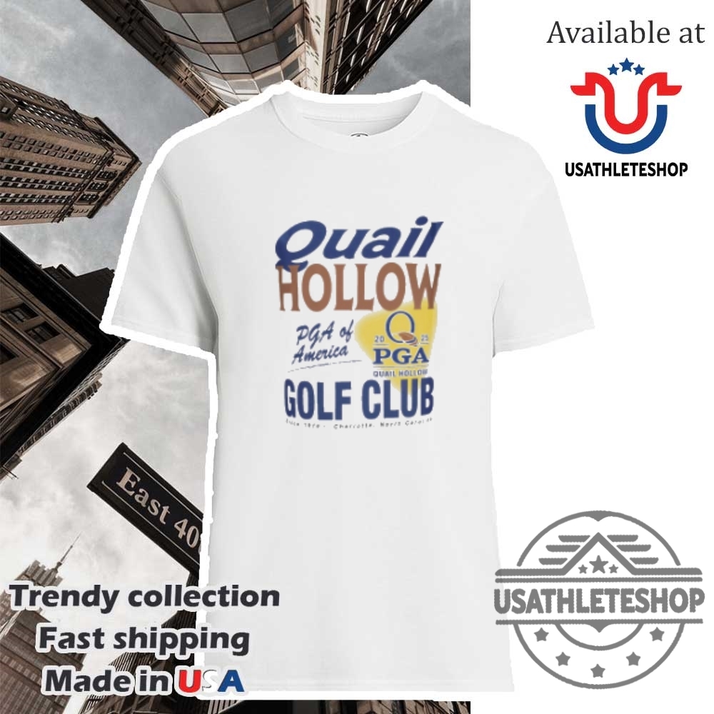 "Top 2025 PGA Championship Quail Hollow T-Shirts for Golf Fans" 7 All Fire Foundation Golf Club Tshirt 2025 Pga Quail Hollow Championship Tee