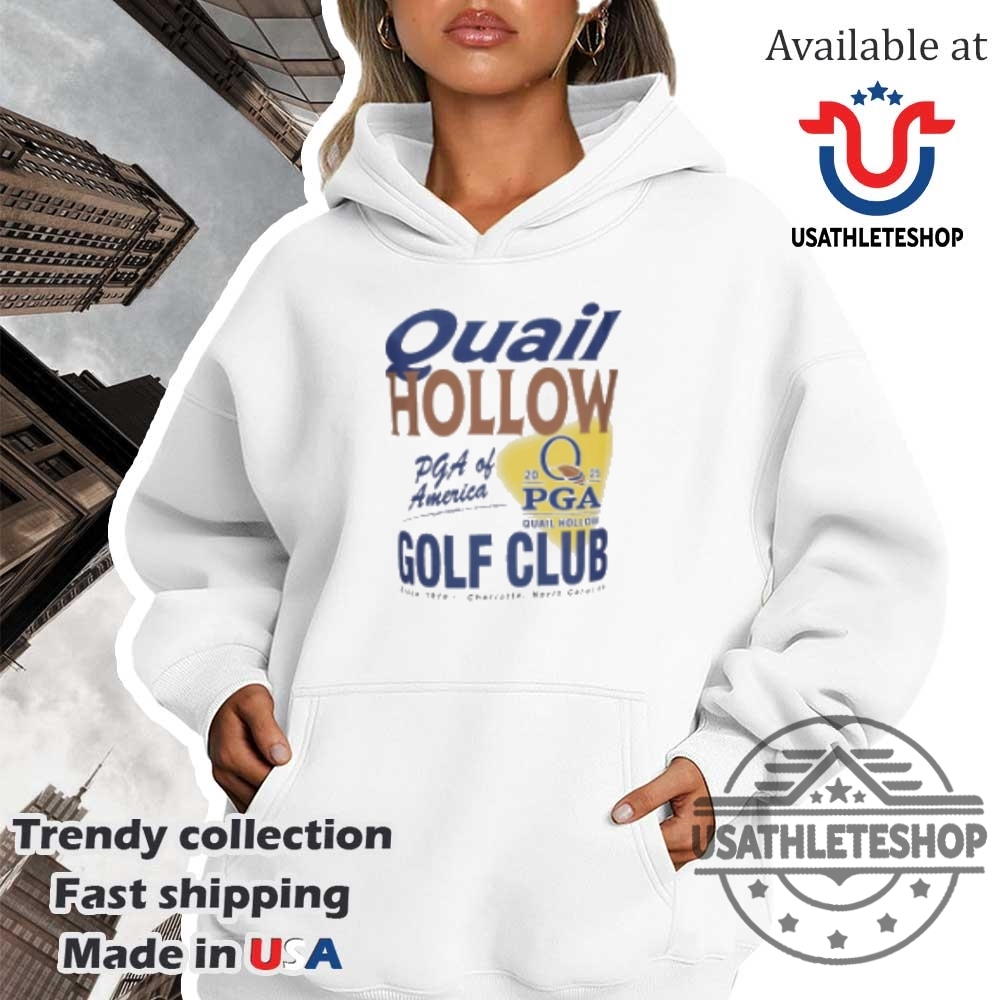 All Fire Foundation Golf Club Tshirt 2025 Pga Quail Hollow Championship Tee 4 All Fire Foundation Golf Club T-Shirt – 2025 PGA Quail Hollow Championship Tee