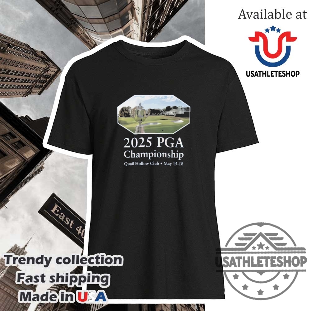 "Top 2025 PGA Championship Quail Hollow T-Shirts for Golf Fans" 8 Pga Championship 2025 Tshirt Quail Hollow Golf Fan Shirt
