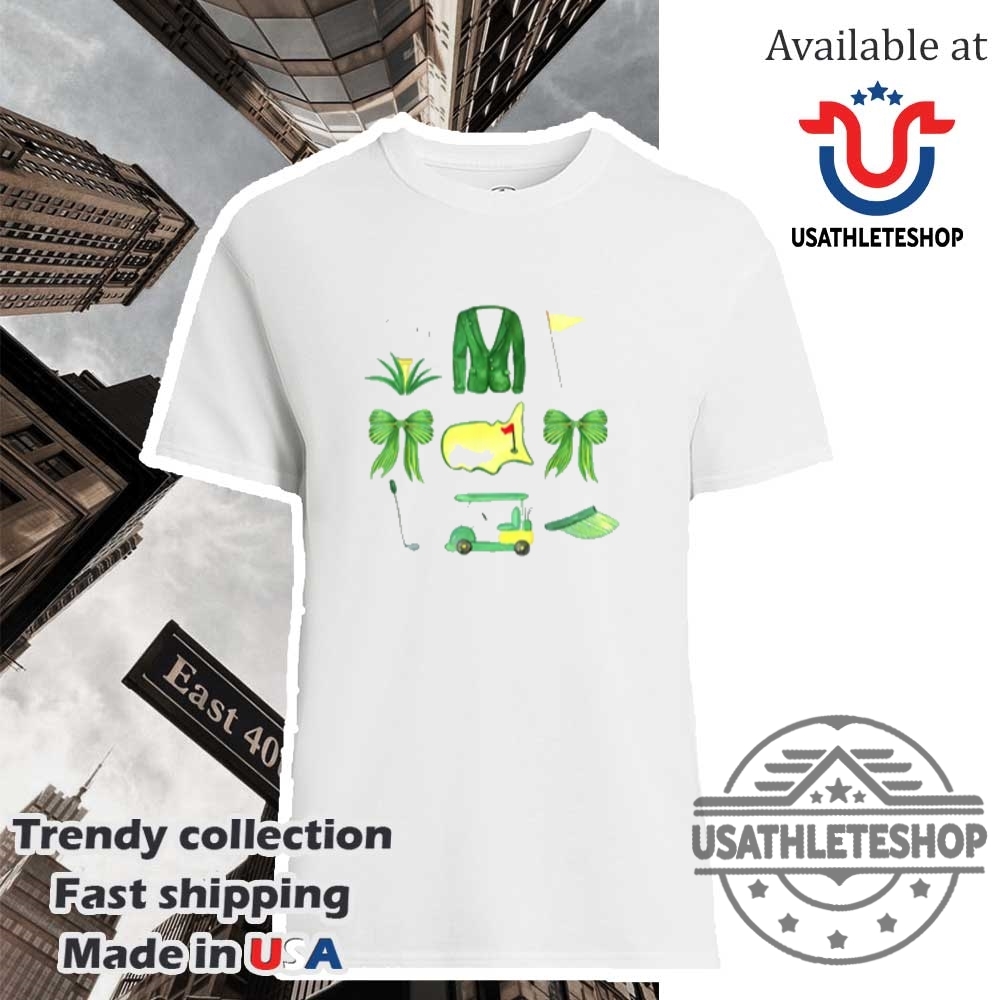 "Top 2025 PGA Championship Quail Hollow T-Shirts for Golf Fans" 12 Masters Golf Tournament Graphic Tshirt Augusta Green Jacket Fan Tee