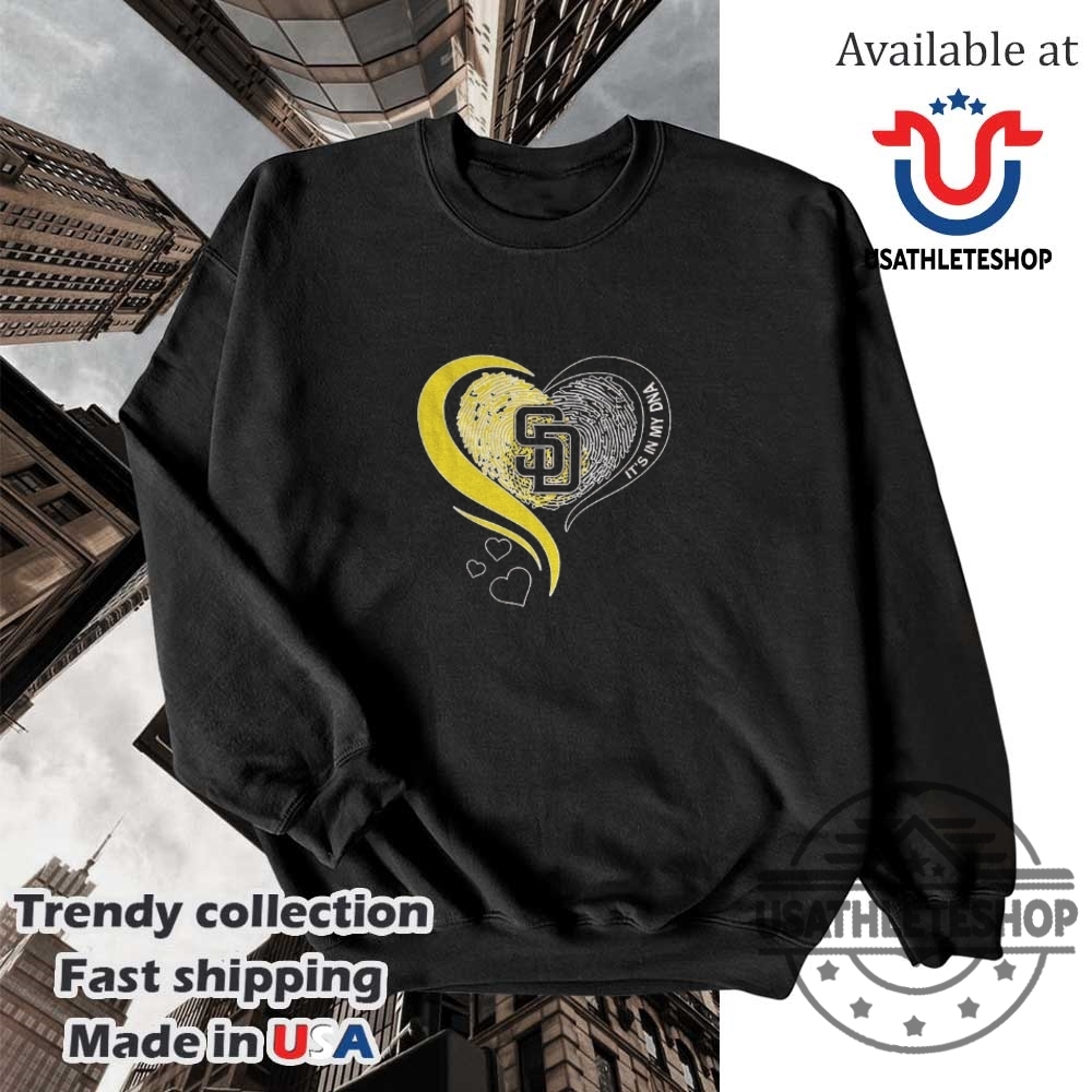 San Diego Padres Dna Heart Tshirt Its In My Blood Baseball Tee 5 San Diego Padres DNA Heart T-Shirt – It’s In My Blood Baseball Tee