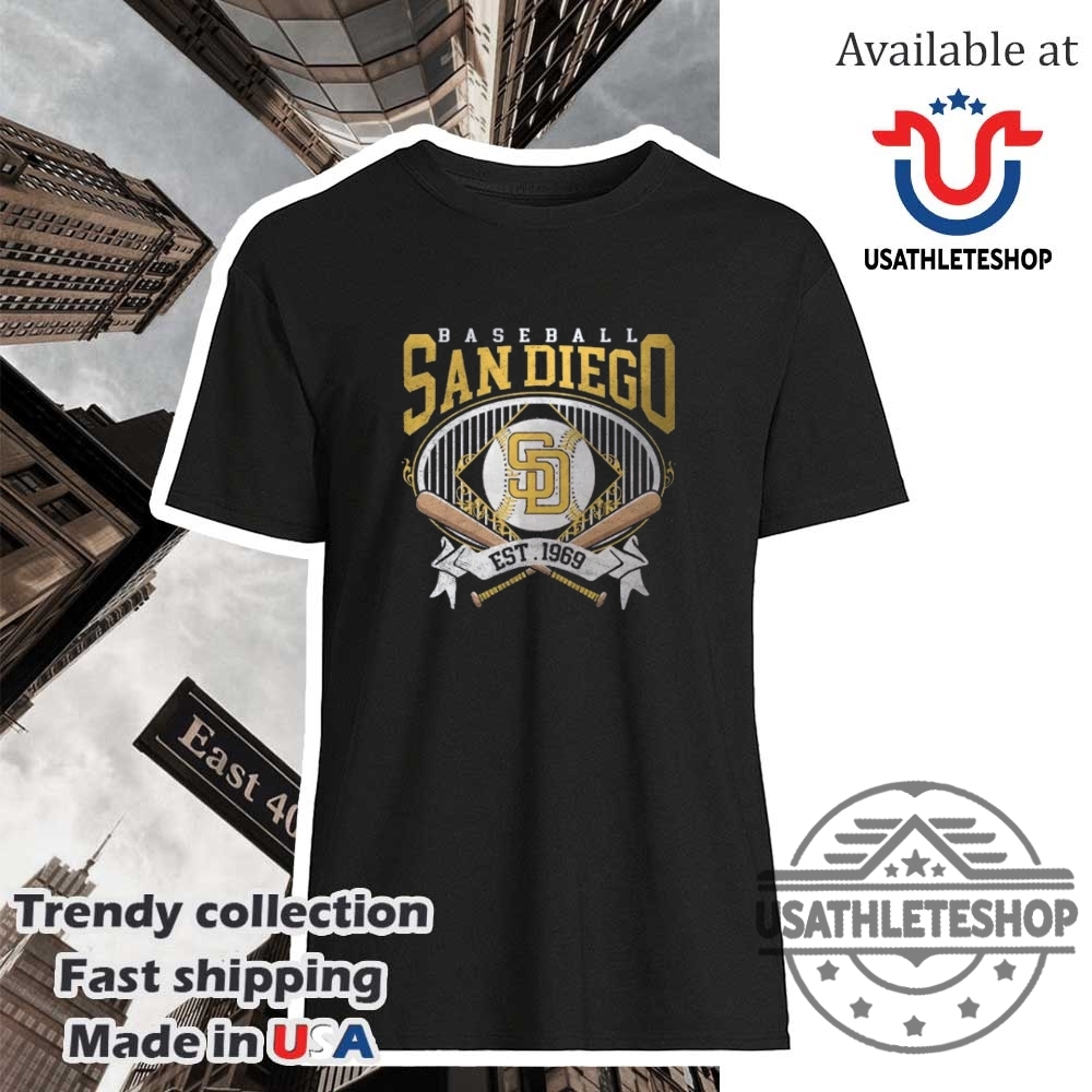 "Top 2025 PGA Championship Quail Hollow T-Shirts for Golf Fans" 24 San Diego Padres Baseball Tshirt Vintage Mlb Logo Est. 1969 Tee