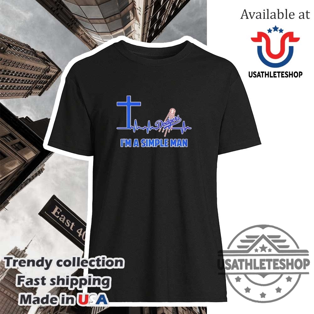 "Top 2025 PGA Championship Quail Hollow T-Shirts for Golf Fans" 27 Im A Simple Man Cross Heartbeat Dodgers Tshirt Baseball Lifestyle Tee
