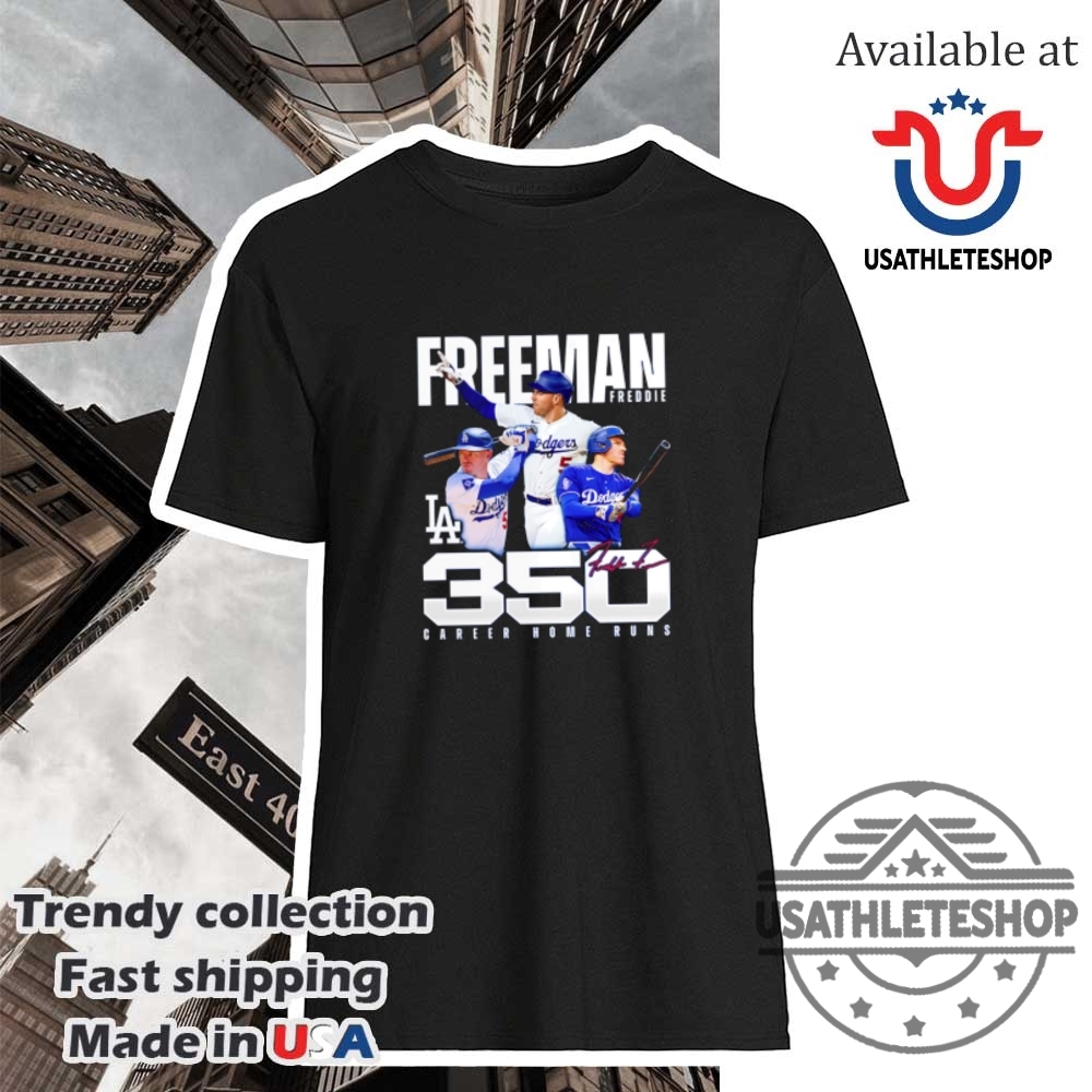 "Top 2025 PGA Championship Quail Hollow T-Shirts for Golf Fans" 34 Freddie Freeman 350 Career Home Runs Tshirt Dodgers Milestone Tee