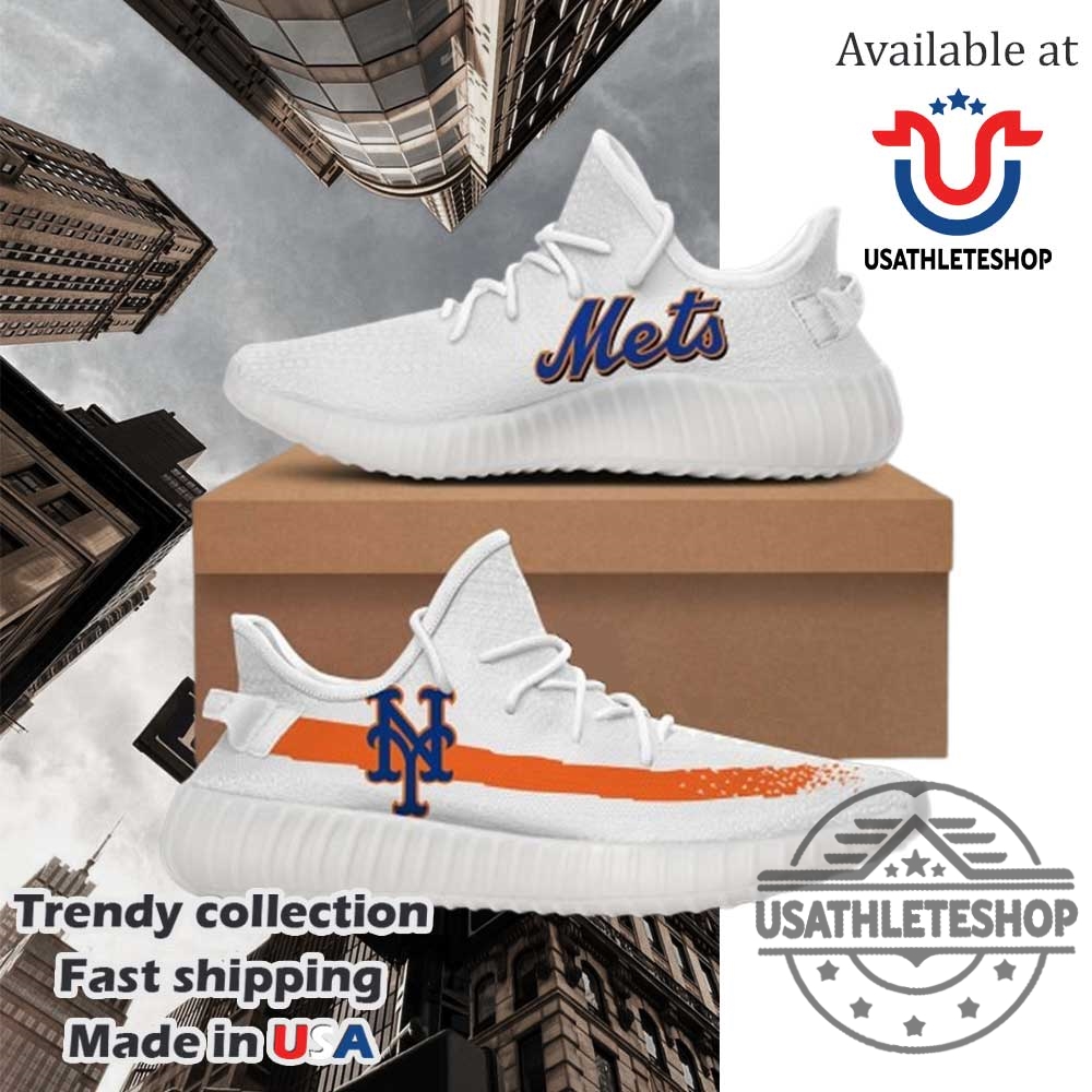 New York Mets Running Yeezy Sneakers Custom Mlb Team Athletic Shoes 3 New York Mets Running Yeezy Sneakers – Custom MLB Team Athletic Shoes