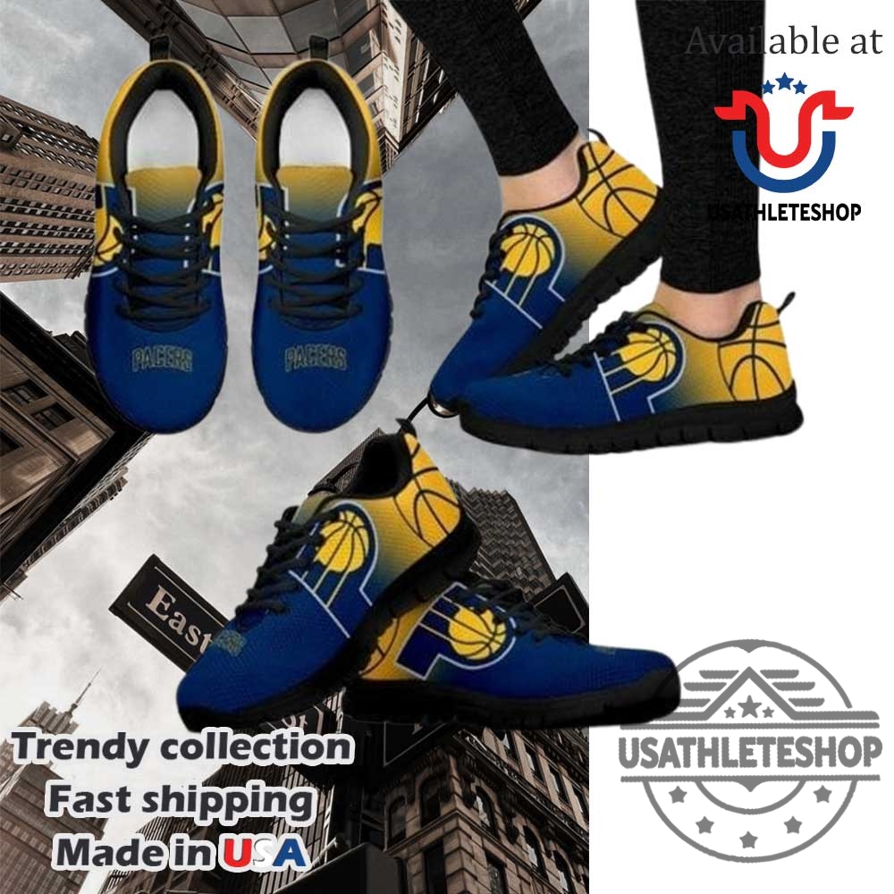 Nba Indiana Pacers Running Shoes Black Sole 3 NBA Indiana Pacers Running Shoes Black Sole
