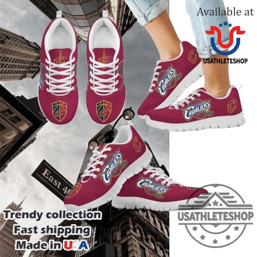 Cleveland Cavaliers Running Shoes White Sole Nba Fan Sneakers For Men Women 6 Cleveland Cavaliers Running Shoes – White Sole NBA Fan Sneakers for Men Women