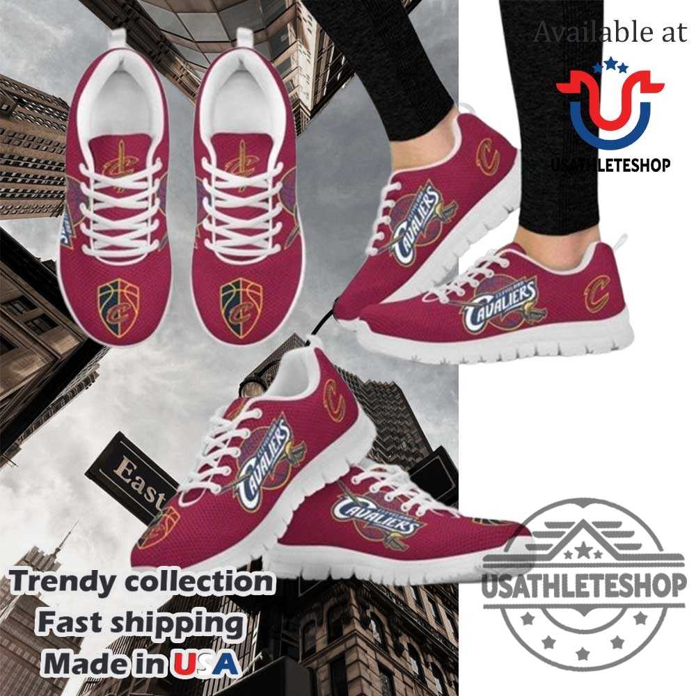 Cleveland Cavaliers Running Shoes White Sole Nba Fan Sneakers For Men Women 7 Cleveland Cavaliers Running Shoes – White Sole NBA Fan Sneakers for Men Women