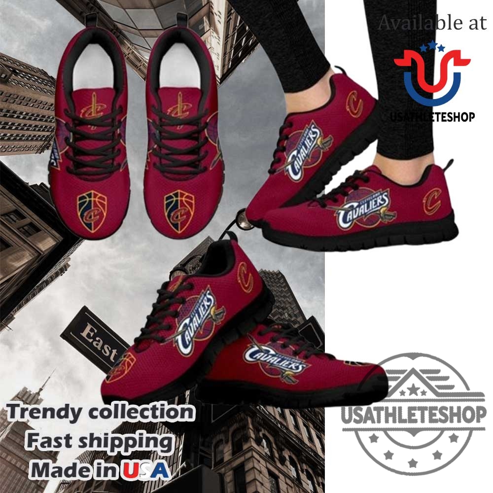 Cleveland Cavaliers Running Shoes Black Sole Stylish Nba Athletic Footwear 3 Cleveland Cavaliers Running Shoes – Black Sole Stylish NBA Athletic Footwear