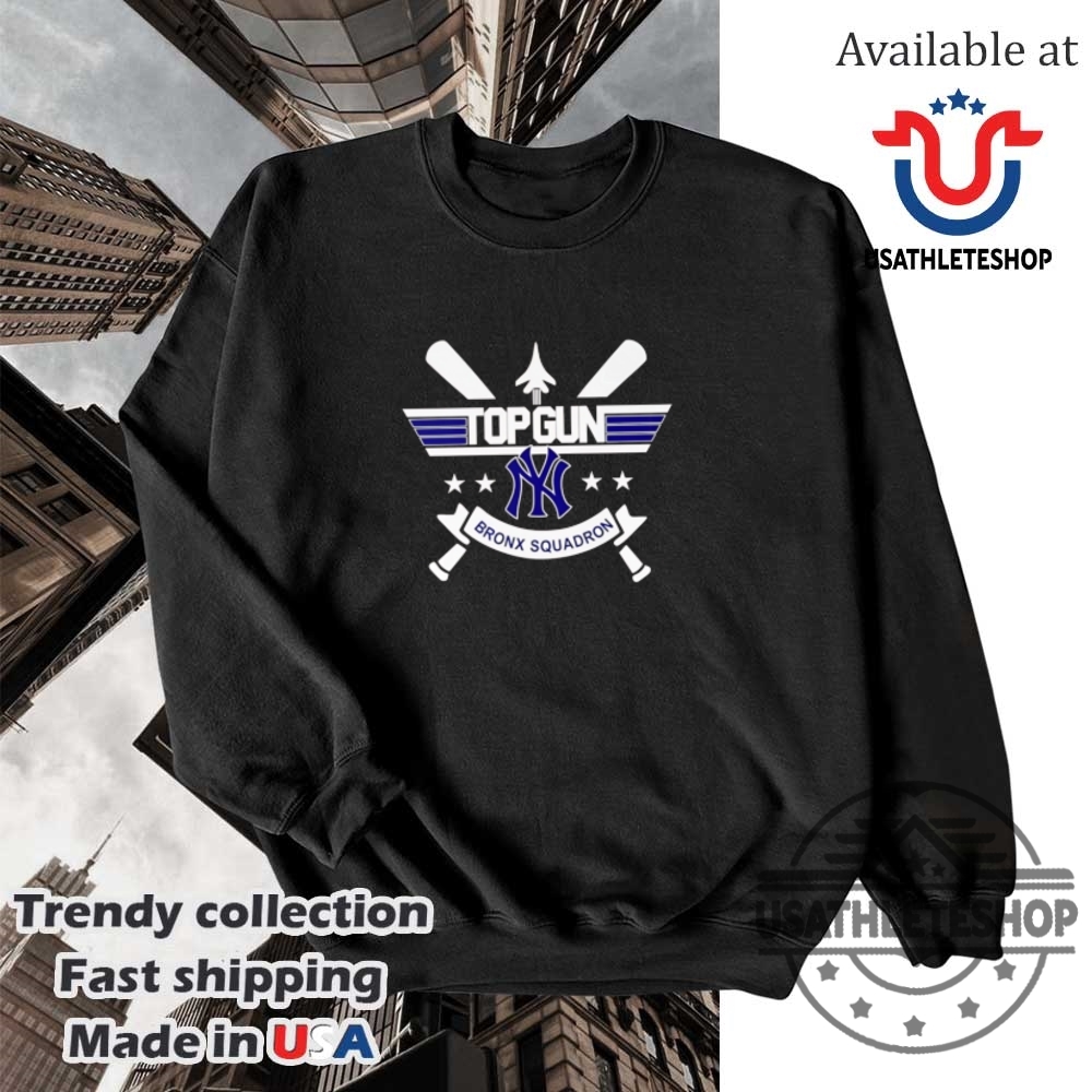 Top Gun Bronx Squadron New York Yankees Tshirt 5 Top Gun Bronx Squadron New York Yankees T-Shirt