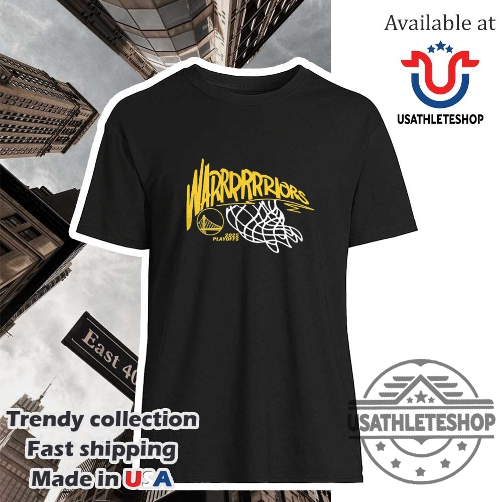 "Top New York T-Shirts: Yankees & Knicks Logo Tees Collection" 19 Golden State Warriors 2025 Nba Playoffs Swish Basketball Shirt