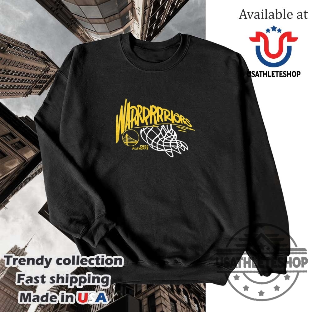 Golden State Warriors 2025 Nba Playoffs Swish Basketball Shirt 5 Golden State Warriors 2025 NBA Playoffs Swish Basketball Shirt