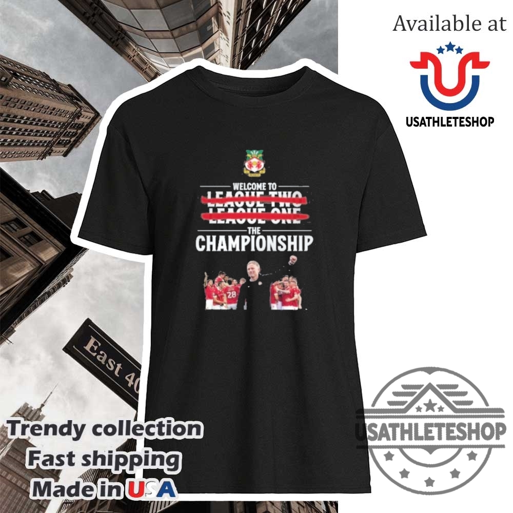 "Top New York T-Shirts: Yankees & Knicks Logo Tees Collection" 20 Wrexham Afc Welcome To The Championship Football Shirt
