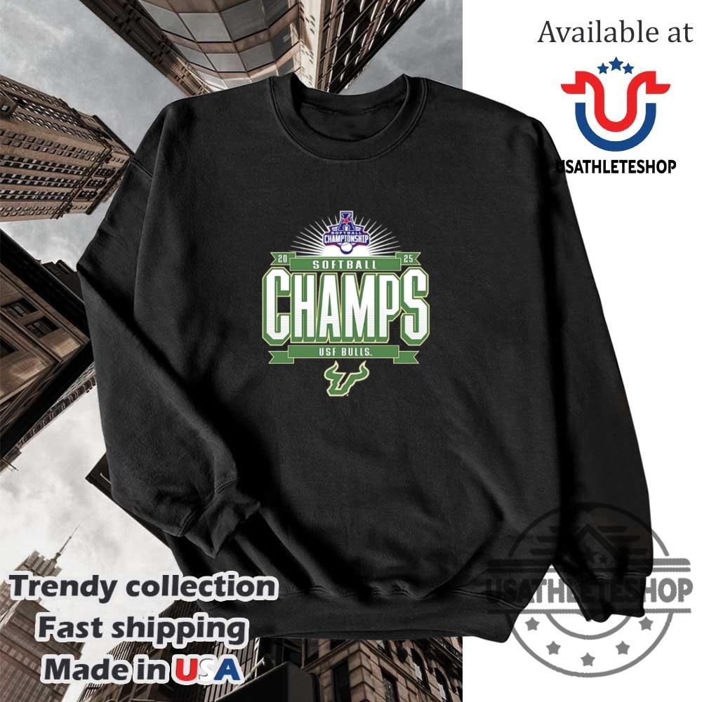 South Florida Bulls 2025 Aac Softball Tournament Champions Tshirts 5 South Florida Bulls 2025 AAC Softball Tournament Champions T-shirts