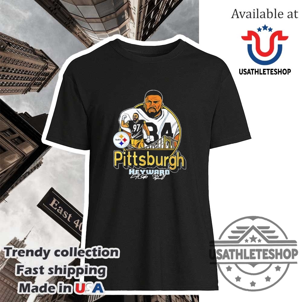 "Top New York T-Shirts: Yankees & Knicks Logo Tees Collection" 35 Cam Heyward 97 Pittsburgh Steelers Nfl Player Signature Shirt