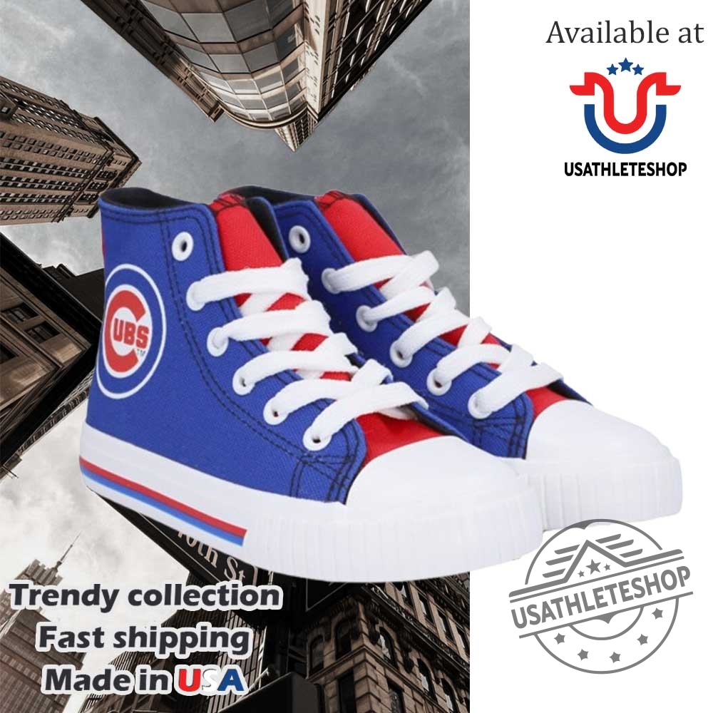 Chicago Cubs High Top Sneakers Classic Canvas Baseball Fan Shoes For Men And Women 5 Chicago Cubs High Top Sneakers – Classic Canvas Baseball Fan Shoes for Men and Women