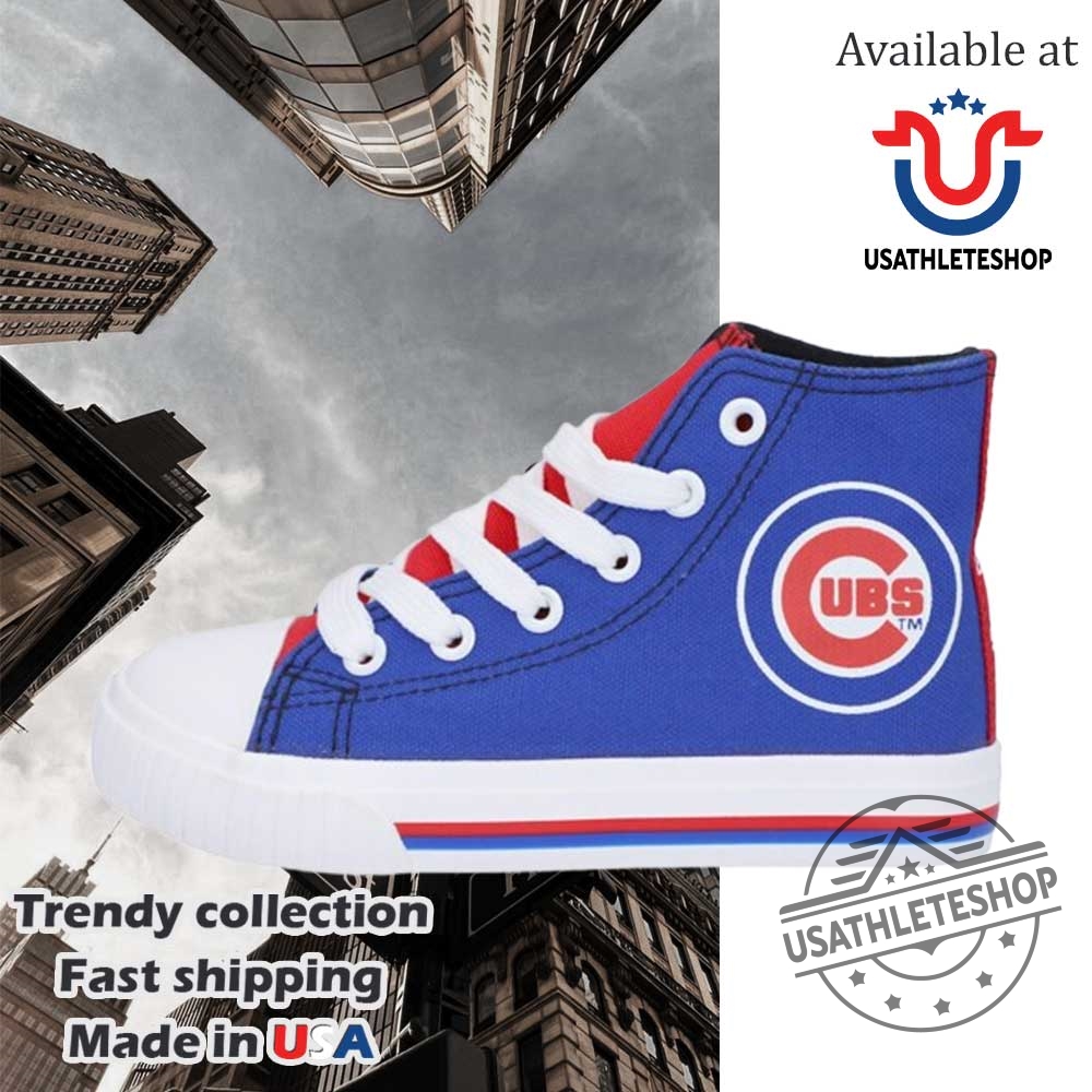 Chicago Cubs High Top Sneakers Classic Canvas Baseball Fan Shoes For Men And Women 7 Chicago Cubs High Top Sneakers – Classic Canvas Baseball Fan Shoes for Men and Women