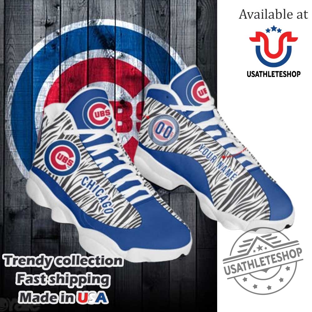 Custom Chicago Cubs High Top Sneakers Personalized Zebra Print Baseball Shoes For Fans 5 Custom Chicago Cubs High Top Sneakers – Personalized Zebra Print Baseball Shoes for Fans