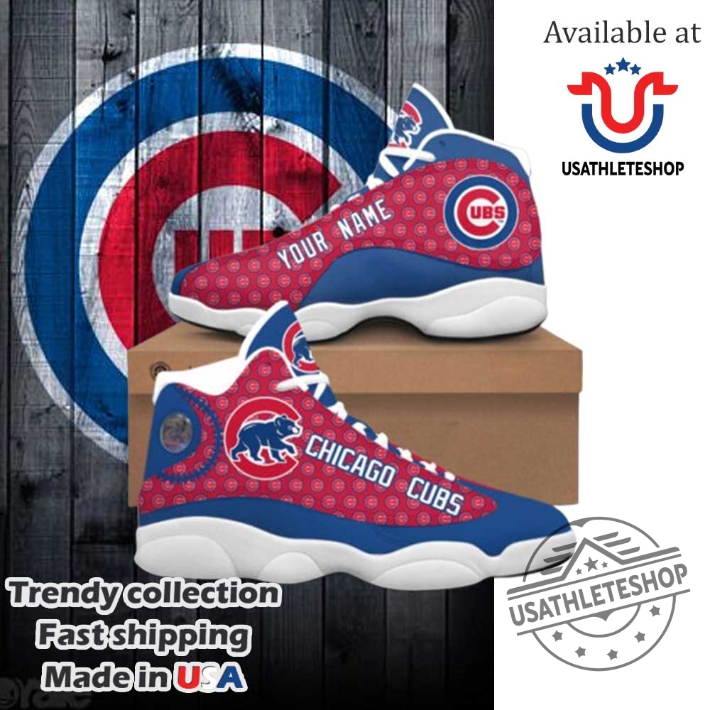 "Top Chicago Cubs Sneakers: Stylish Fan Shoes for Men & Women" 8 Custom Chicago Cubs High Top Sneakers Personalized Red Baseball Fan Shoes With Your Name