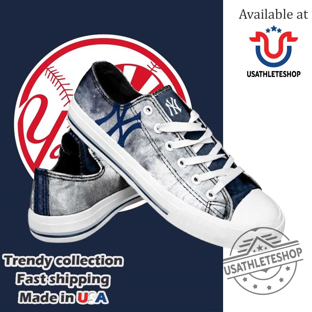 "Top Chicago Cubs Sneakers: Stylish Fan Shoes for Men & Women" 12 New York Yankees Tiedye Low Top Sneakers Distressed Canvas Baseball Shoes For Fans