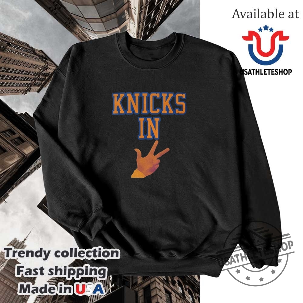 Jalen Brunson New York Knicks Nba Basketball 3 Point Celebration Shirt 5 Jalen Brunson New York Knicks NBA basketball 3 point celebration shirt