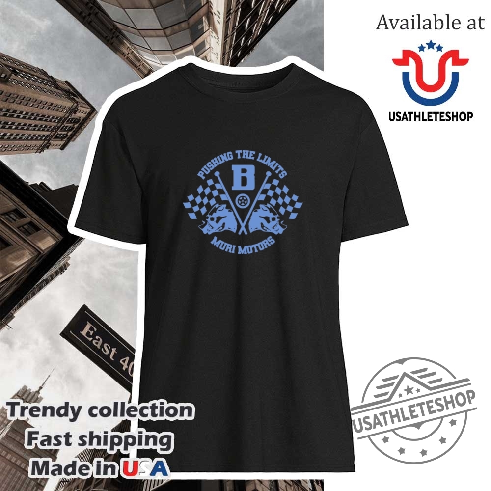 "Top WNBA and NBA Playoff T-Shirts for 2025 Season Preview" 8 Bilmuri Pushing The Limits Muri Motors Shirt
