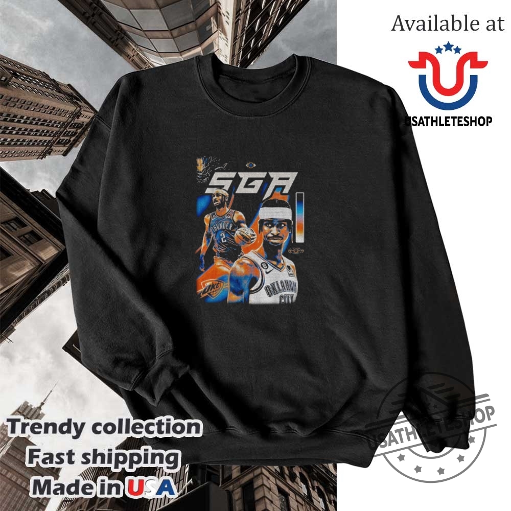 Okc Thunder Sga Shai Gilgeous Alexander Shirt 5 OKC Thunder SGA Shai Gilgeous Alexander shirt