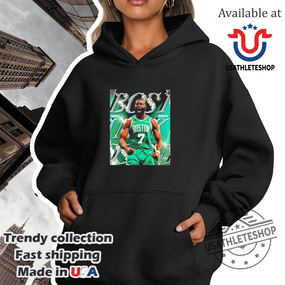 Jaylen Brown Boston Celtics Game 2 Bosnyk Shirt 4 Jaylen Brown Boston Celtics game 2 Bosnyk shirt