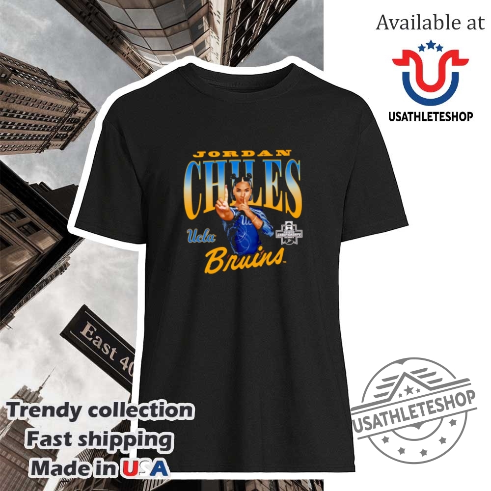 "Top WNBA and NBA Playoff T-Shirts for 2025 Season Preview" 23 Jordan Chiles Ucla Bruins Illustrated Shirt