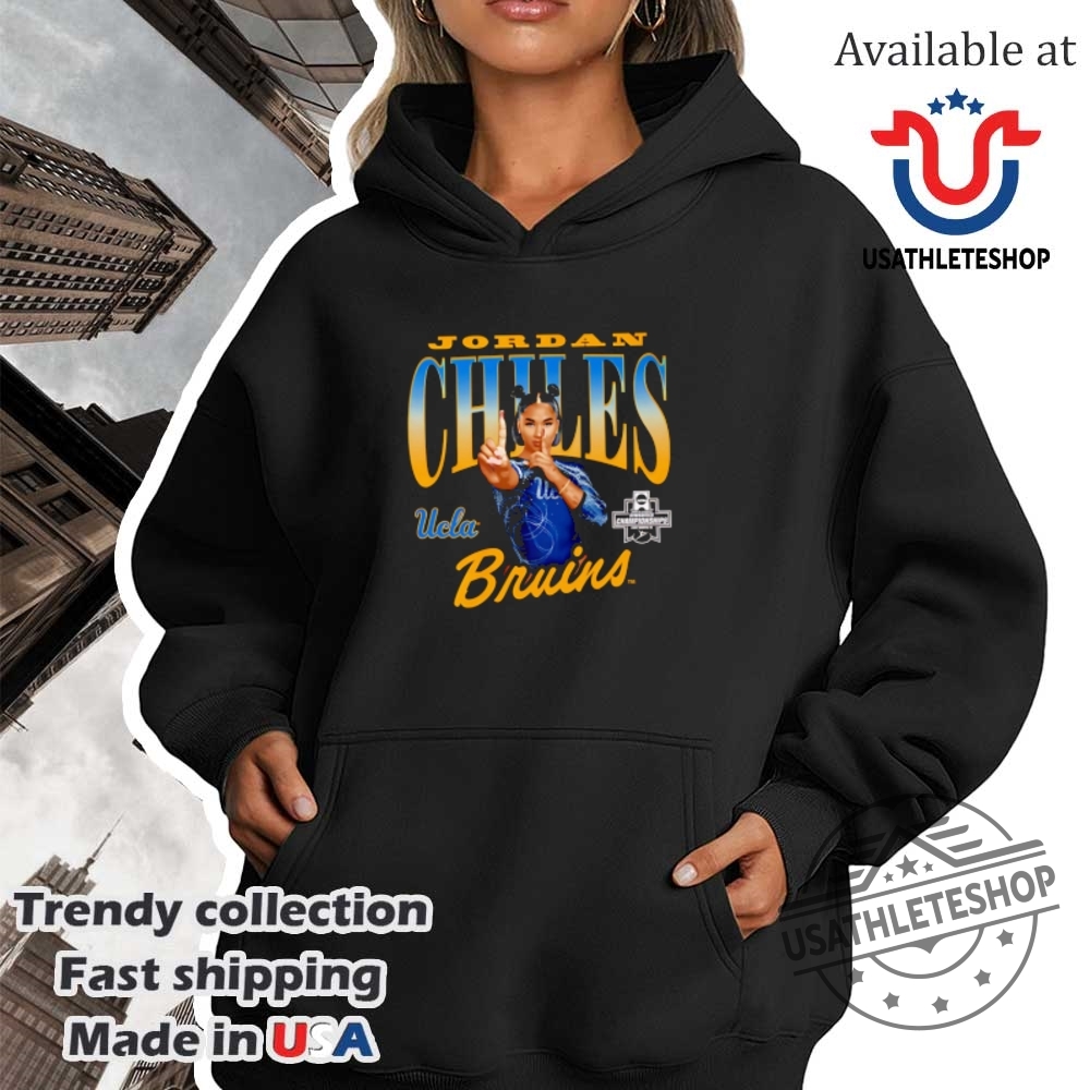 Jordan Chiles Ucla Bruins Illustrated Shirt 4 Jordan Chiles UCLA Bruins illustrated shirt