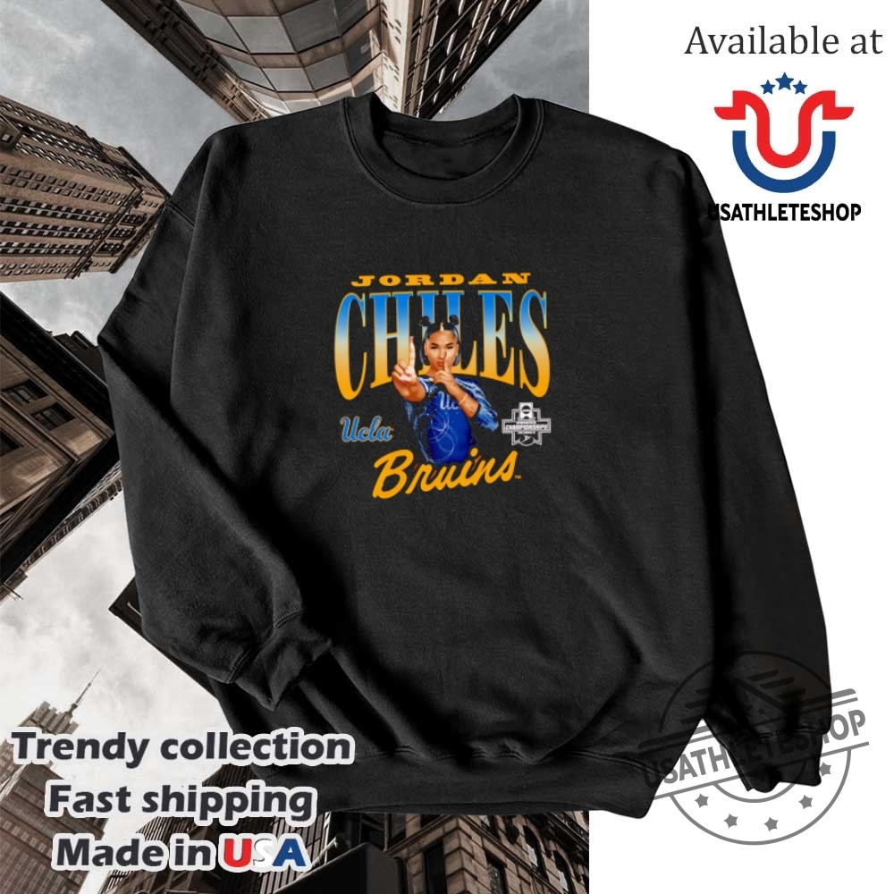 Jordan Chiles Ucla Bruins Illustrated Shirt 5 Jordan Chiles UCLA Bruins illustrated shirt