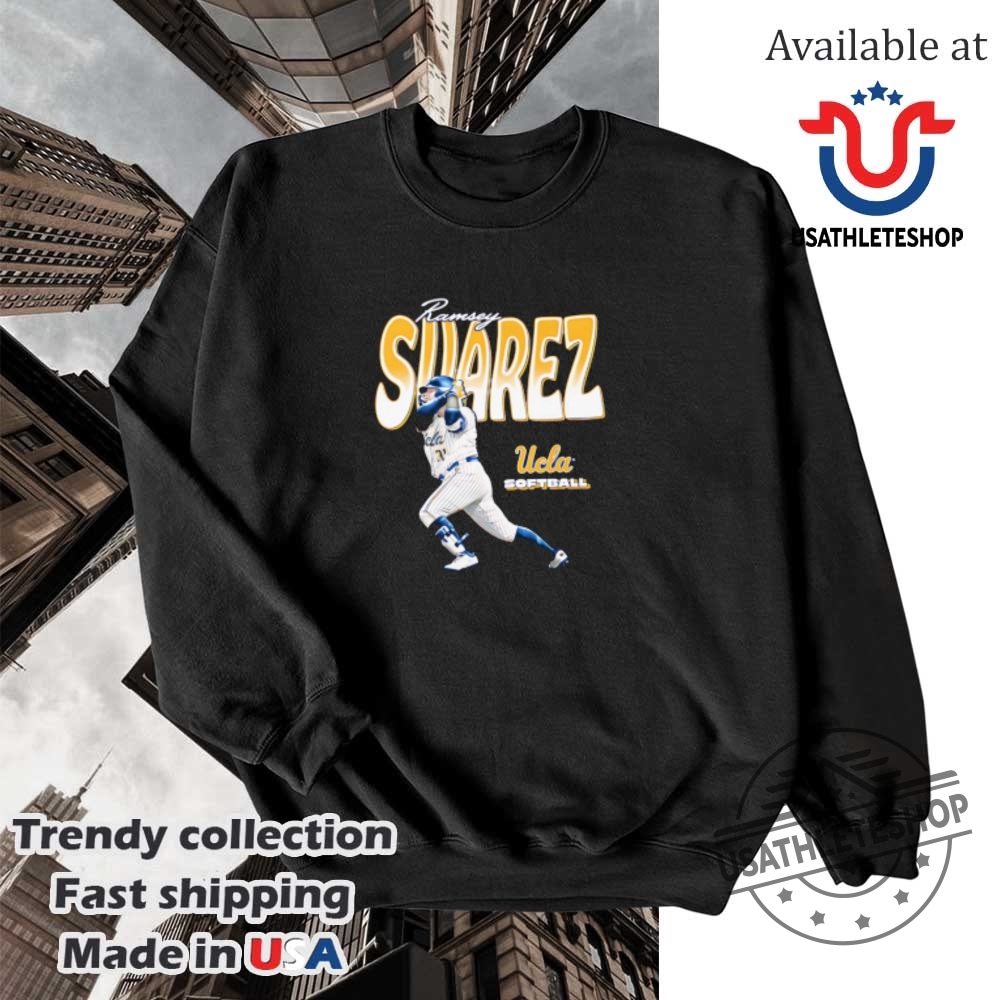 Ramsey Suarez Ucla Softball Illustrated Shirt 5 Ramsey Suarez UCLA softball illustrated shirt