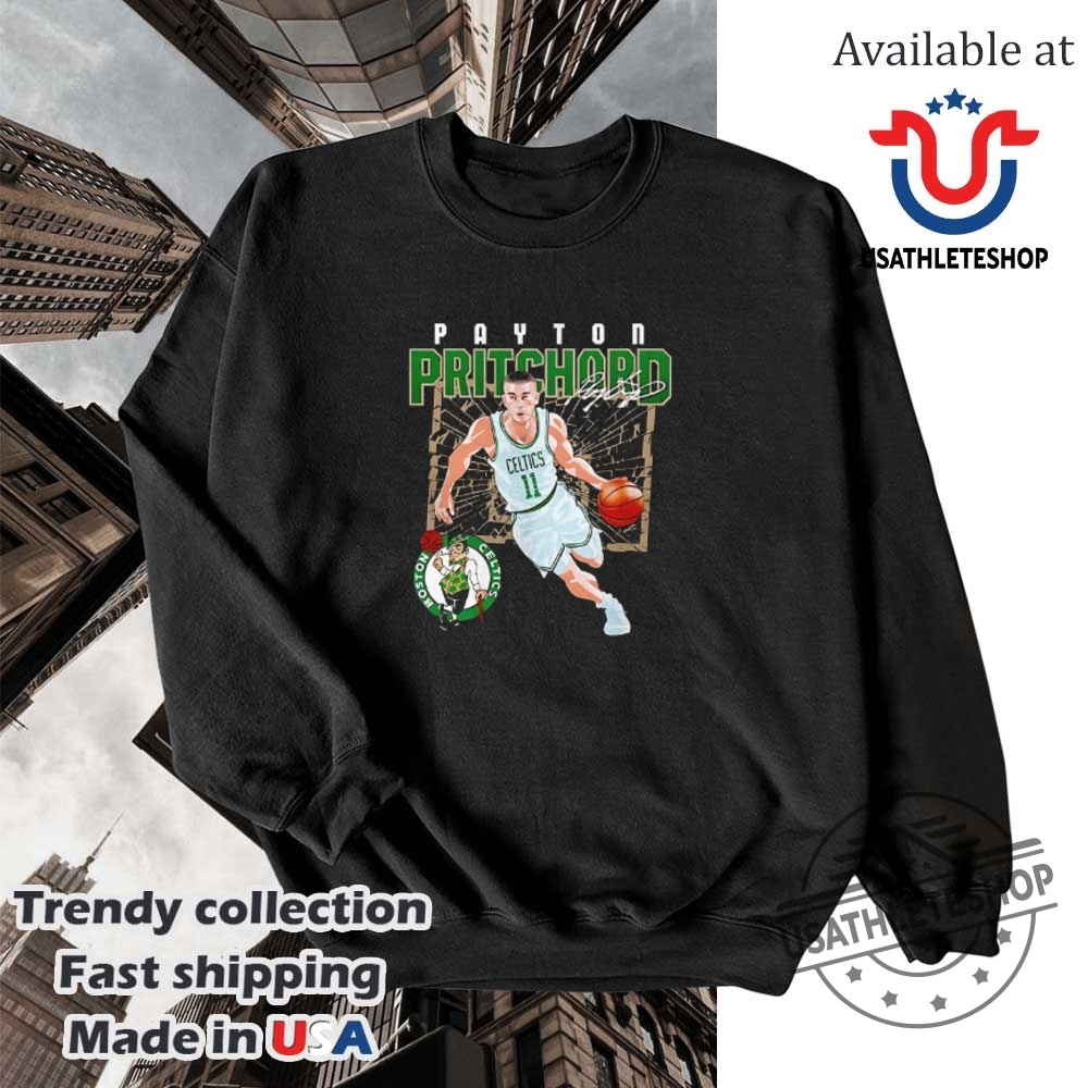 Payton Pritchard Boston Celtics Basketball Player Shattered Signature Shirt 5 Payton Pritchard Boston Celtics basketball player shattered signature shirt