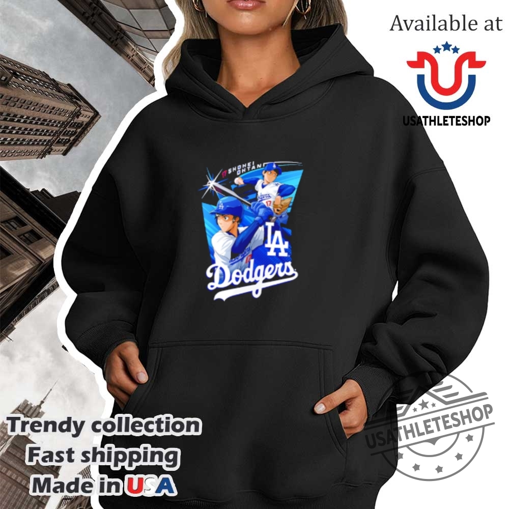 Shohei Ohtani Los Angeles Dodgers Anime Player Shirt 4 Shohei Ohtani Los Angeles Dodgers Anime player shirt