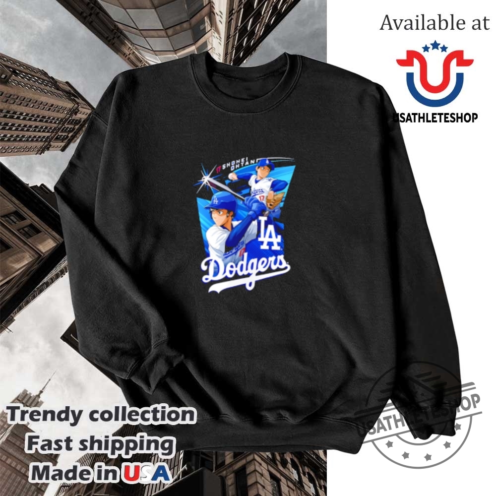 Shohei Ohtani Los Angeles Dodgers Anime Player Shirt 5 Shohei Ohtani Los Angeles Dodgers Anime player shirt